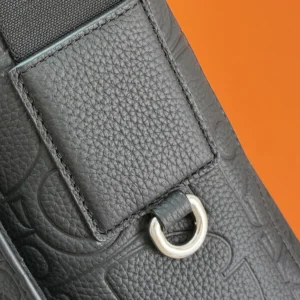 Dior Men Small Dior Jett Messenger Bag with Flap Black Dior Gravity Leather