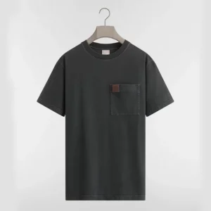 Dior Men T-Shirt with Embroidery Relaxed Fit Black and White Cotton Jersey 693J661A3282