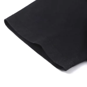 Dior Men T-Shirt with Embroidery Relaxed Fit Black and White Cotton Jersey 693J661A3282