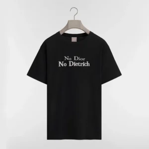 Dior Men T-Shirt with Pocket Relaxed Fit Gray Cotton Jersey 683J696F3036