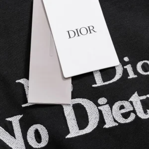 Dior Men T-Shirt with Pocket Relaxed Fit Gray Cotton Jersey 683J696F3036