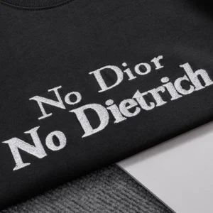 Dior Men T-Shirt with Pocket Relaxed Fit Gray Cotton Jersey 683J696F3036