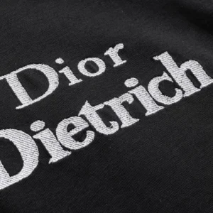 Dior Men T-Shirt with Pocket Relaxed Fit Gray Cotton Jersey 683J696F3036