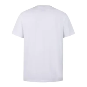Dior Men T-Shirt with Pocket Relaxed Fit White Cotton Jersey 683J696G3036