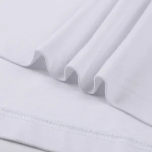 Dior Men T-Shirt with Pocket Relaxed Fit White Cotton Jersey 683J696G3036