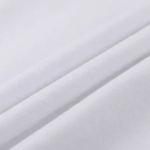 Dior Men T-Shirt with Pocket Relaxed Fit White Cotton Jersey 683J696G3036