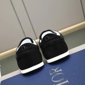 Dior Unisex Ribbon Sneaker Black Suede Calfskin and Technical Fabric KCK554TFS