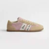 Dior Unisex Ribbon Sneaker Pink and Beige Suede Calfskin KCK553SUE