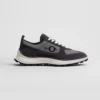 Dior Unisex Squash Sneaker Black Suede Calfskin and Gray Technical Fabric
