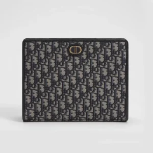 Dior Women 30 Montaigne Dea Pouch Blue Dior Oblique Jacquard S2107UTZQ