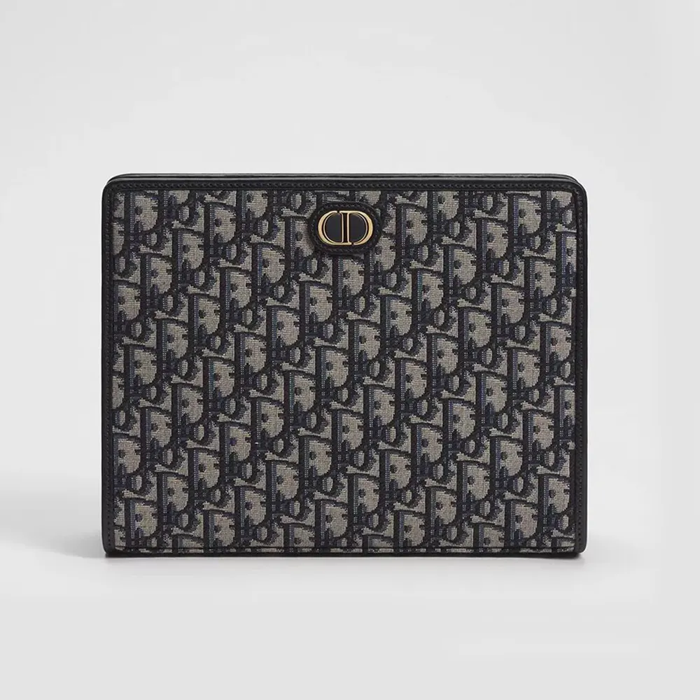 Dior Women 30 Montaigne Dea Pouch Blue Dior Oblique Jacquard S2107UTZQ 1 Dior Women 30 Montaigne Dea Pouch Blue Dior Oblique Jacquard S2107UTZQ