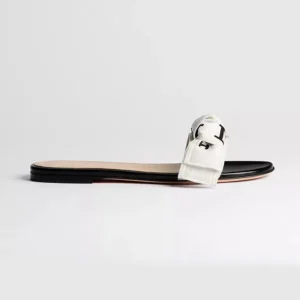 Dior Women J'Adior Slide Black Embroidered Cotton KDO707LEC