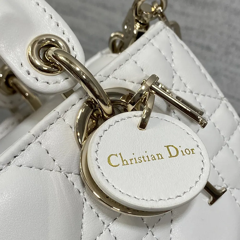 Dior Women Lady D-Joy Micro Bag Latte Cannage Lambskin S0910ONGE 8 Dior Women Lady D-Joy Micro Bag Latte Cannage Lambskin S0910ONGE - Image 8