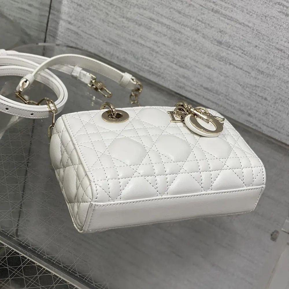 Dior Women Lady D-Joy Micro Bag Latte Cannage Lambskin S0910ONGE 5 Dior Women Lady D-Joy Micro Bag Latte Cannage Lambskin S0910ONGE