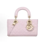 Dior Women Lady D-Joy Micro Bag Pink Cannage Lambskin with Star Motif