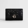 Dior Women Lady Dior Glycine Wallet Black Cannage Lambskin S2607OUQA
