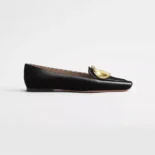 Dior Women Médaillon Buckle Loafer Black Lambskin KDF215LAB