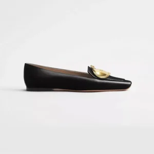 Dior Women Médaillon Buckle Loafer Black Lambskin KDF215LAB
