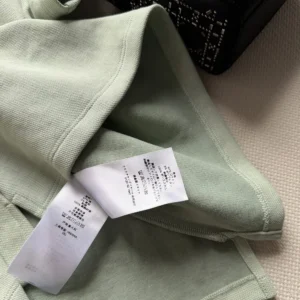Dior Women Médaillon Embroidered Polo Shirt Green Cotton-Blend Piqué 623T16A4C95