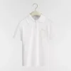 Dior Women Médaillon Embroidered Polo Shirt White Cotton-Blend Piqué 623T16A4C95
