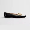 Dior Women Médaillon Loafer Black and White Lambskin KDF215LAB