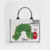 Dior Women Medium Dior Book Tote with Strap Multicolor Book Cover Embroidery