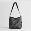 Dior Women Small Dior Médaillon Bucket Bag Blue Dior Oblique Jacquard M1531QTZQ