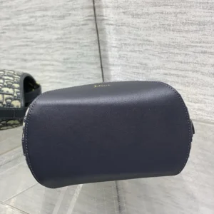 Dior Women Small Dior Médaillon Bucket Bag Blue Dior Oblique Jacquard M1531QTZQ