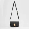 Dior Women Small Dior Médaillon Flap Bag Black Grained Calfskin M3919QDWP