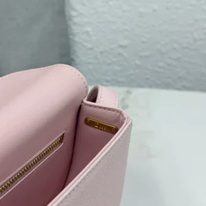 Dior Women Small Dior Médaillon Flap Bag Rose Tendre Grained Calfskin M3919QDWP