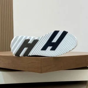Hermes Men Klimb Sneaker in Ripstop Fabric and Suede Goatskin H251917