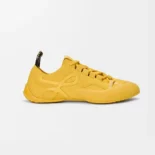 Loewe Unisex Grip Sneaker in Calfskin Suede-Yellow L814282X76