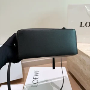 Loewe Unisex Small Puzzle Bag in Nappa Calfskin-Grey A510S21XCX