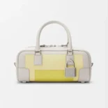 Loewe Women Amazona 23 Cropped Bag in Nappa Calfskin-Pale Grey