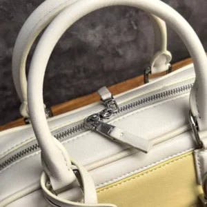 Loewe Women Amazona 23 Cropped Bag in Nappa Calfskin-Pale Grey