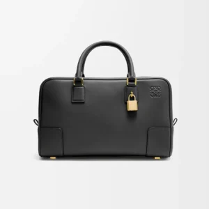 Loewe Women Amazona 28 Bag in Nappa Calfskin-Black A039N08X15