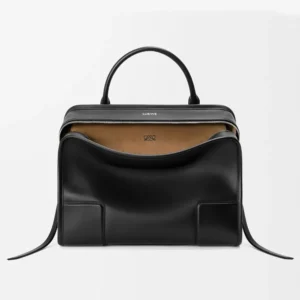 Loewe Women Large Amazona 180 Bag in Soft Calfskin-Black A039ASRX02