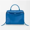 Loewe Women Large Amazona 180 Bag in Soft Calfskin-Blue A039ASRX02