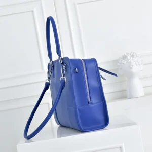 Loewe Women Large Amazona 180 Bag in Soft Calfskin-Blue A039ASRX02