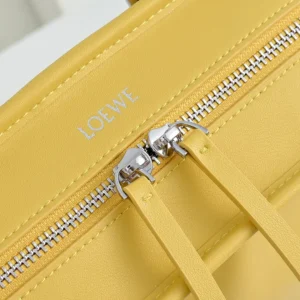 Loewe Women Large Amazona 180 Bag in Soft Calfskin-Yellow A039ASRX02