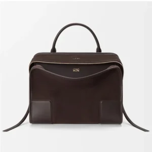 Loewe Women Large Amazona 180 Bag in Suede A039ASRX03