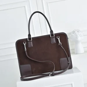 Loewe Women Large Amazona 180 Bag in Suede A039ASRX03