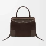 Loewe Women Medium Amazona 180 Bag in Suede-Dark Chestnut A03918MX02Loewe Women Medium Amazona 180 Bag in Suede-Dark Chestnut A03918MX02