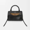 Loewe Women Mini Amazona 180 Bag in Soft Calfskin-Black A039AS4X12