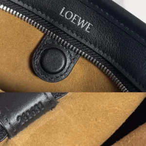 Loewe Women Mini Amazona 180 Bag in Soft Calfskin-Black A039AS4X12