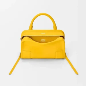 Loewe Women Mini Amazona 180 Bag in Soft Calfskin- Daisy Yellow A039AS4X12