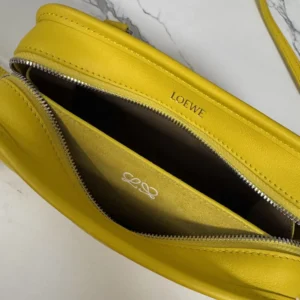 Loewe Women Mini Amazona 180 Bag in Soft Calfskin-Daisy Yellow A039AS4X12