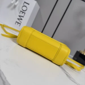 Loewe Women Mini Amazona 180 Bag in Soft Calfskin-Daisy Yellow A039AS4X12