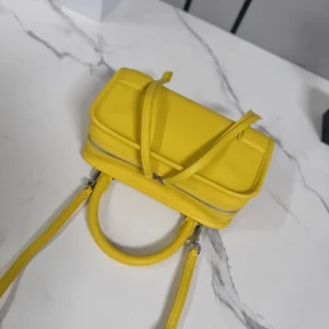 Loewe Women Mini Amazona 180 Bag in Soft Calfskin-Daisy Yellow A039AS4X12