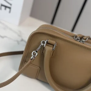 Loewe Women Mini Amazona 180 Bag in Suede A039AS4X12